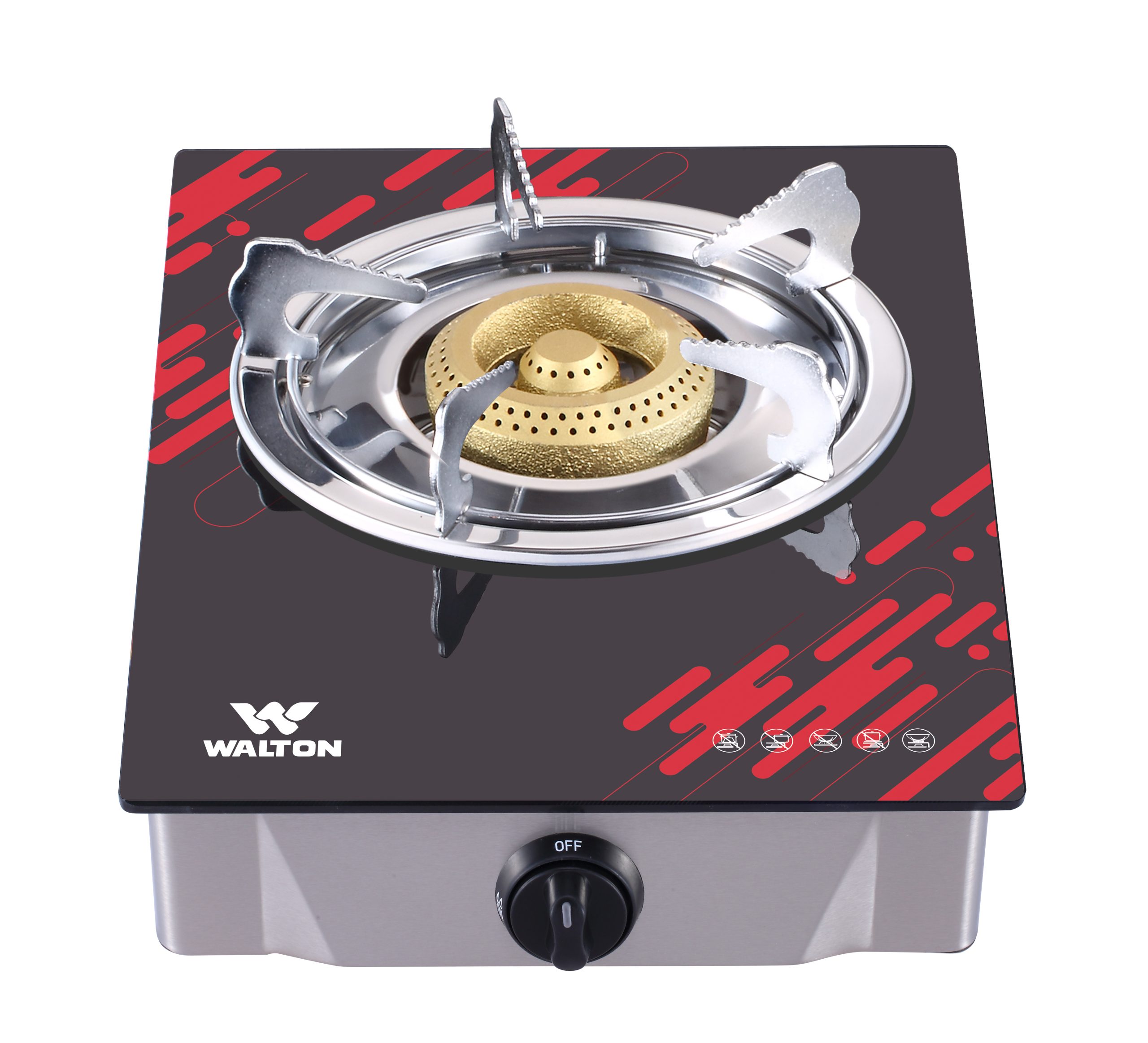 Glass Top Single Burner WGS-Sweety Single (LPG)