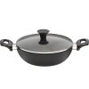 Walton Wok Pan with Glass Lid Classic (WCW-WGC2600)
