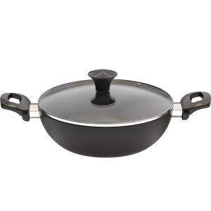 Walton Wok Pan with Glass Lid Classic (WCW-WGC2600)