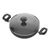 Walton Wok Pan with Glass Lid Classic (WCW-WGC2600) - Image 2