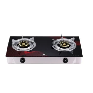 Glass Top Double Burner WGS-Camellia Double (LPG)